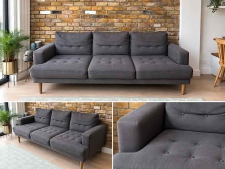Photo of free Grey 3 seater sofa (Hanwell W13) #2