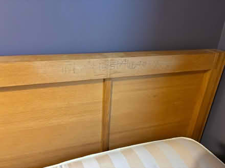 Photo of free Kind size bed frame and mattress (Blessington) #1