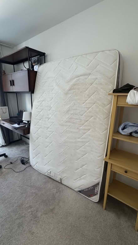 Photo of free 140cm mattress (SE10 9LJ) #1