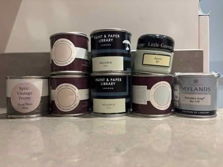 Photo of free Sample paint pots - greens and pinks (North Kensington W10) #1