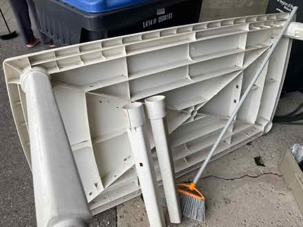 Photo of free Plastic table-portable/Cooksville (l5b) #1