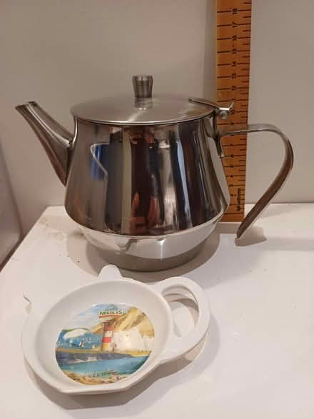 Photo of free Stainless steel teapot and tea bag holder (Winkwell HP1) #1