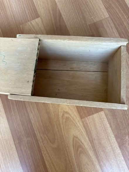Photo of free Small wooden storage box (Ashford, Surrey TW15) #2