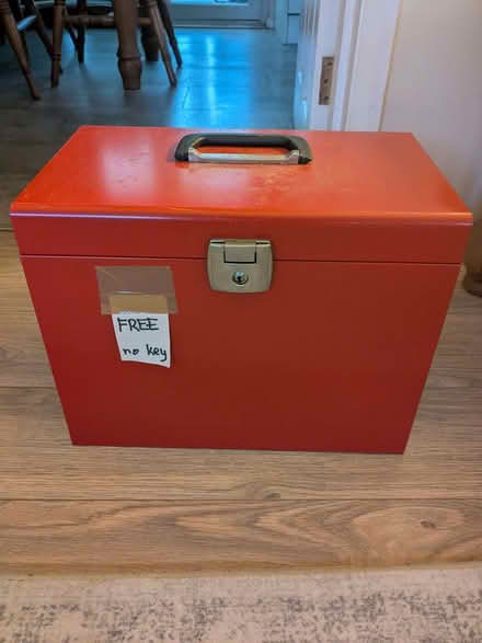 Photo of free Metal file box. No key with it (Earwig Corner BN7) #1