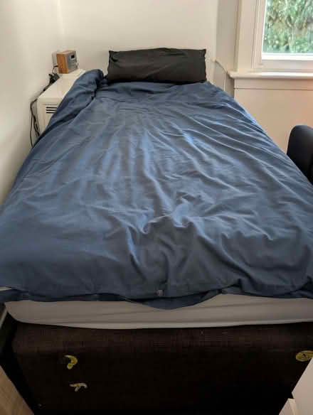 Photo of free Single bed base with mattress (Kippen FK8) #1