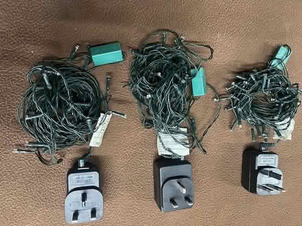Photo of free 3 x sets indoor lights blue & white (Bidston CH43) #2