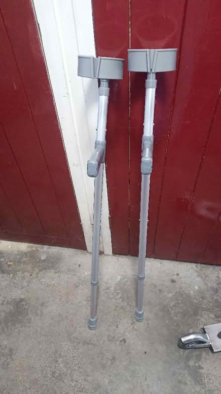 Photo of free Elbow crutches.... (Cann Hall E11) #1