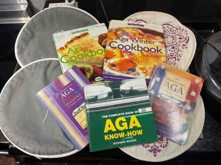 Photo of free 4 AGA Mats and 5 x AGA Cookbooks (Finchingfield CM7) #1