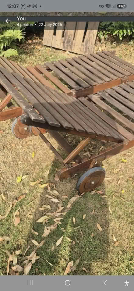 Photo of free 2 sun loungers (Gravesend and area DA12) #2