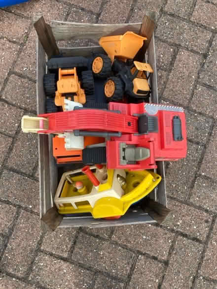 Photo of free Box of transport toys (Chineham RG24) #1