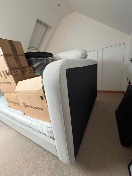 Photo of free Upholstered Double Bed with Headboard (Croham CR2) #2
