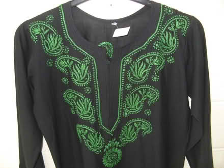 Photo of free Embroidered dress, black green Indian style (Croham CR2) #2