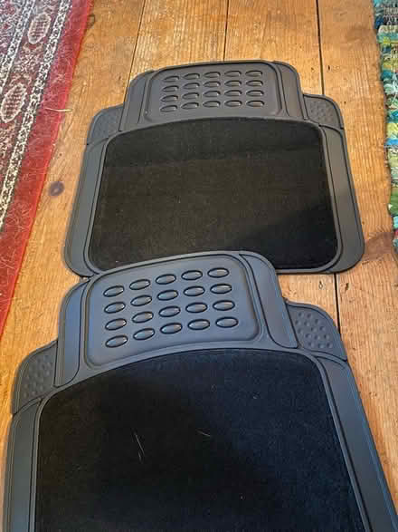 Photo of free Pair of black rear passenger car floor mats (Lightpill GL5) #1