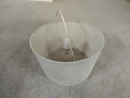 Photo of free Off White Suede Lampshade from Laura Ashley (Roseacre ME14) #2