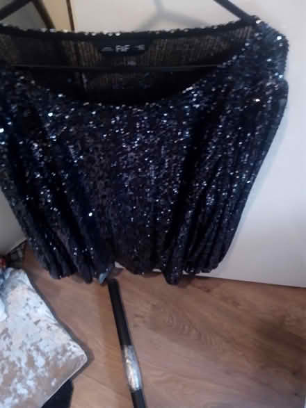 Photo of free Black top large shimmer (Ashhill walk Bd47jf) #1