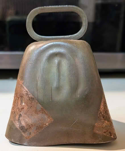 Photo of free old small farm animal bell (Anna st in Teaneck) #2