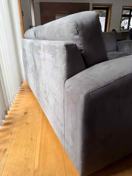 Photo of free Grey sofa & matching armchair (Croham CR2) #3