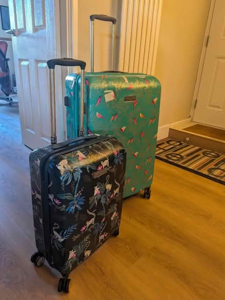 Photo of free 2x Sara Miller hard shell suitcases (Teddington TW11) #1