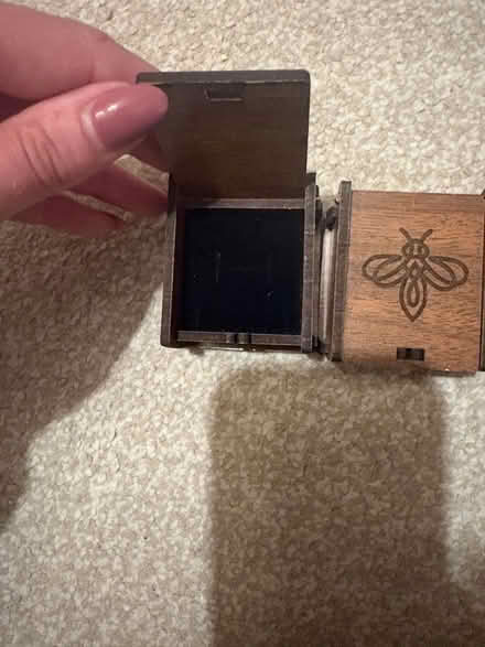 Photo of free Small Wooden Bee Jewellery Boxes (Southfields SW18) #2