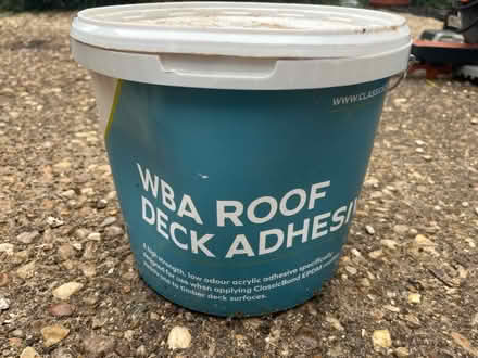 Photo of free Rubber roof adhesive (warwick CV34) #1