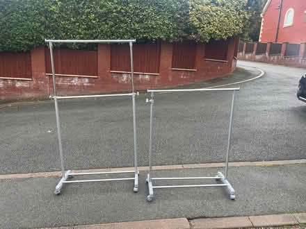 Photo of free 2 clothing rails (Bidston CH43) #2