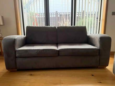 Photo of free Grey sofa & matching armchair (Croham CR2) #1
