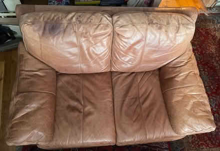 Photo of free 2 seater leather sofa (Kemptown.) #2