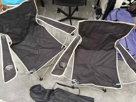 Photo of free 2 x travel / camping chairs (Southfields SW19) #1