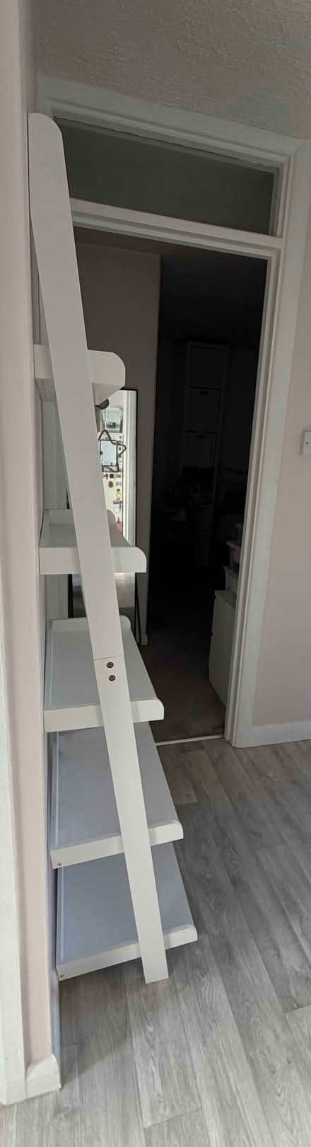 Photo of free White ladder shelves (Linslade LU7) #2