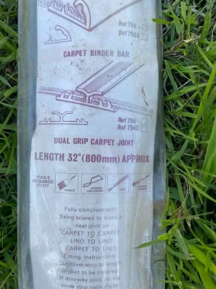 Photo of free carpet and lino cover strips - unused (De Parys MK40) #2