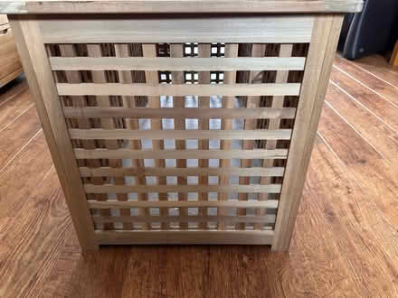Photo of free Wooden slatted storage box (Bromsgrove B60) #3