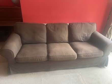 Photo of free Brown IKEA Sofa (Leighton Buzzard LU7) #1