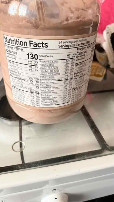 Photo of free Protein powder (Sale M33) #1