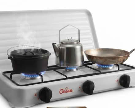 Photo of Portable Gas Stove 3 Burner Cooker (BH23) #1