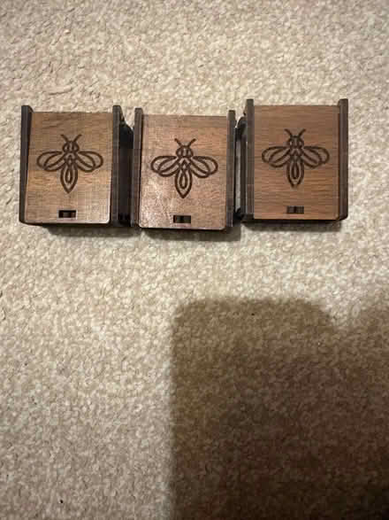 Photo of free Small Wooden Bee Jewellery Boxes (Southfields SW18) #1
