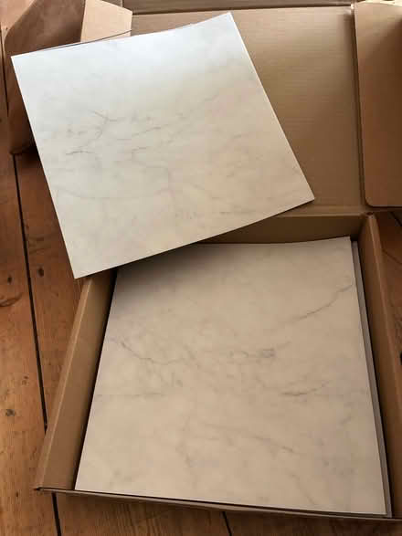 Photo of free 6 Amtico Marble Effect Floor tiles (Bear Flat BA2) #1