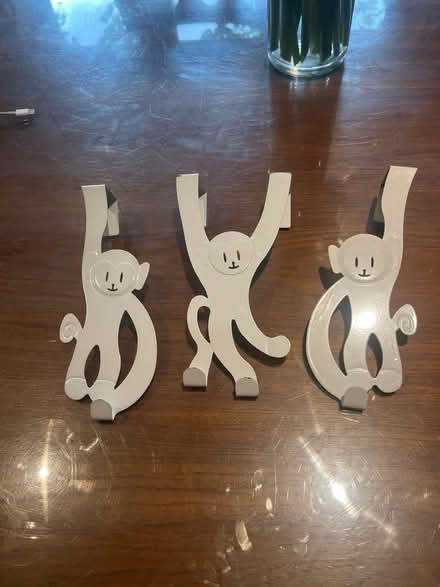 Photo of free 3x Monkey Door Hooks (London Colney AL2) #1