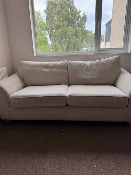 Photo of free Cream sofa (Overstone Lodge NN3) #1