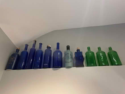 Photo of free Blue and green bottles (Craigie PH2) #1