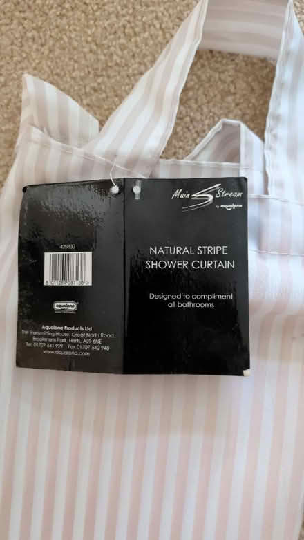 Photo of free Unused shower curtain kit (Bernards Heath AL1) #3