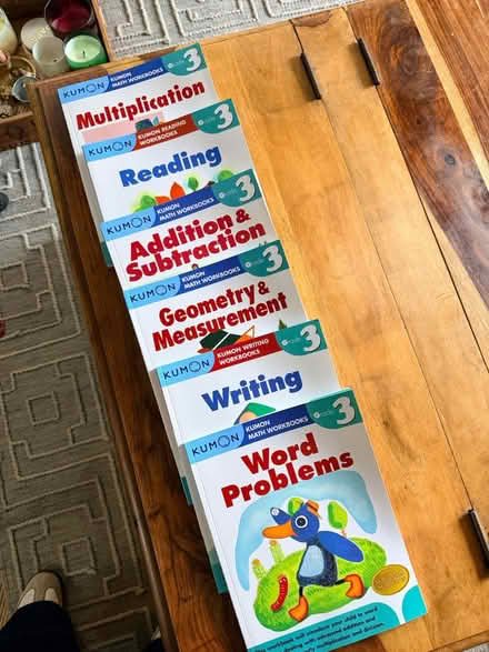 Photo of free Set of six Kumon Grade 3 books (WS14 Shenstone) #1