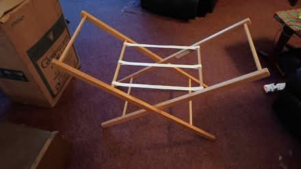 Photo of free Wooden Moses basket stand (Abbeydale GL4) #1