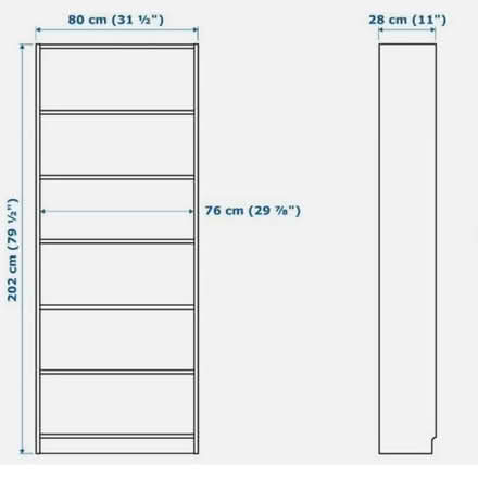 Photo of free IKEA Billie Bookcase (South Chailey BN8) #1