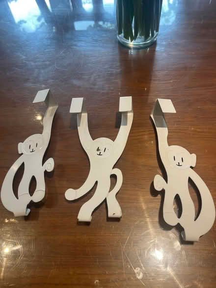 Photo of free 3x Monkey Door Hooks (London Colney AL2) #2
