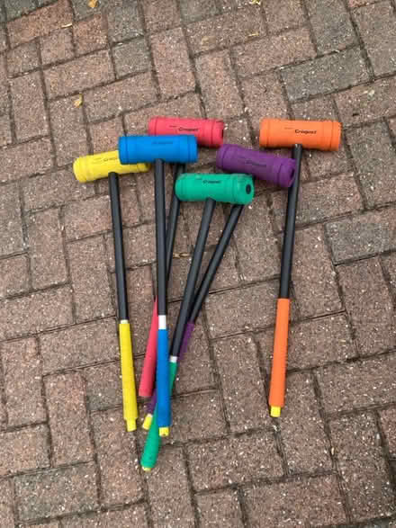 Photo of free Kids’ croquet sticks (Chineham RG24) #1