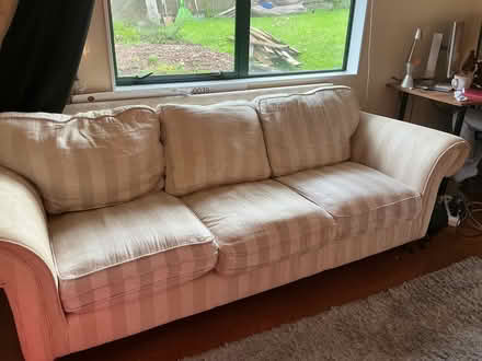 Photo of free Couch- well loved (Birkenhead) #1