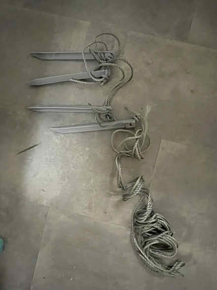 Photo of free Tent pegs and guy ropes (High Heaton NE7) #1