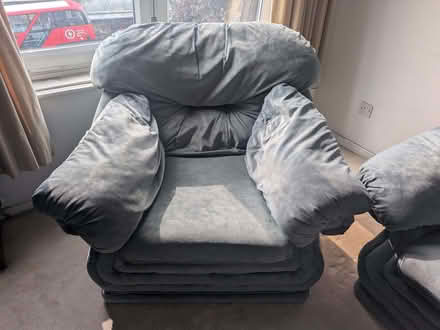 Photo of free Two piece suite with foot stool (Hendon NW4) #2