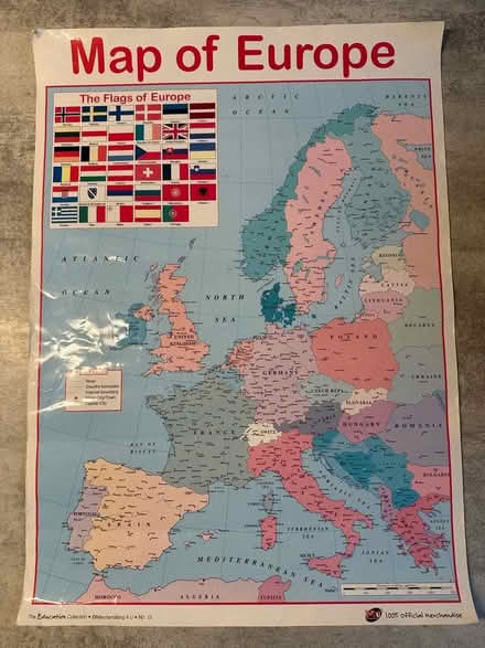 Photo of free Laminated map of Europe (Edenbrook GU51) #1