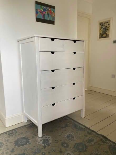 Photo of free IKEA large white chest of drawers (Wallands Park BN7) #1